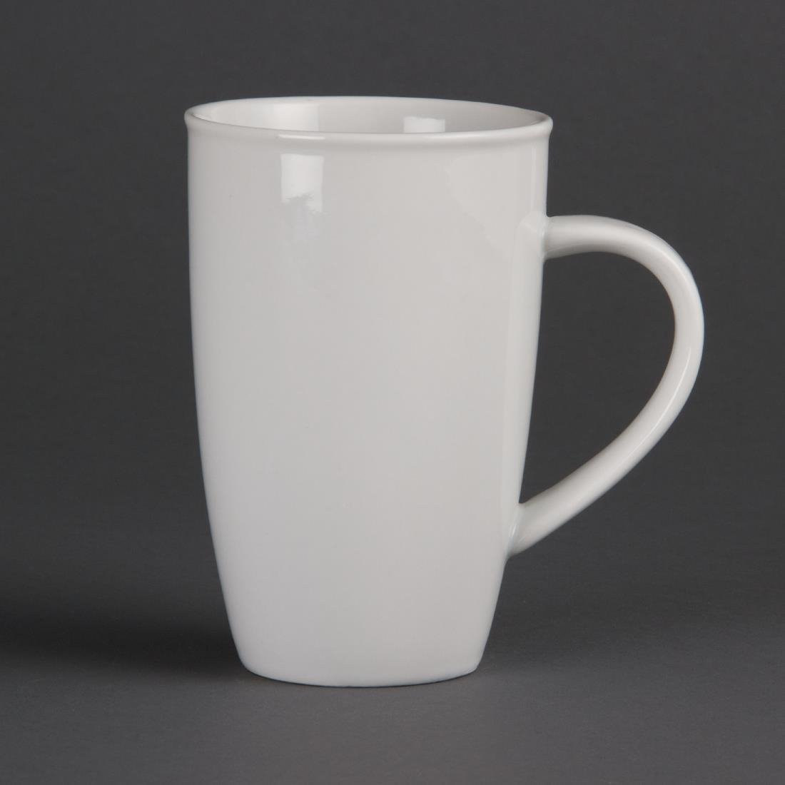 Olympia Whiteware Latte Mug - 400ml 14oz (Box 6) CB700 - Whisk Hospitality - CB700
