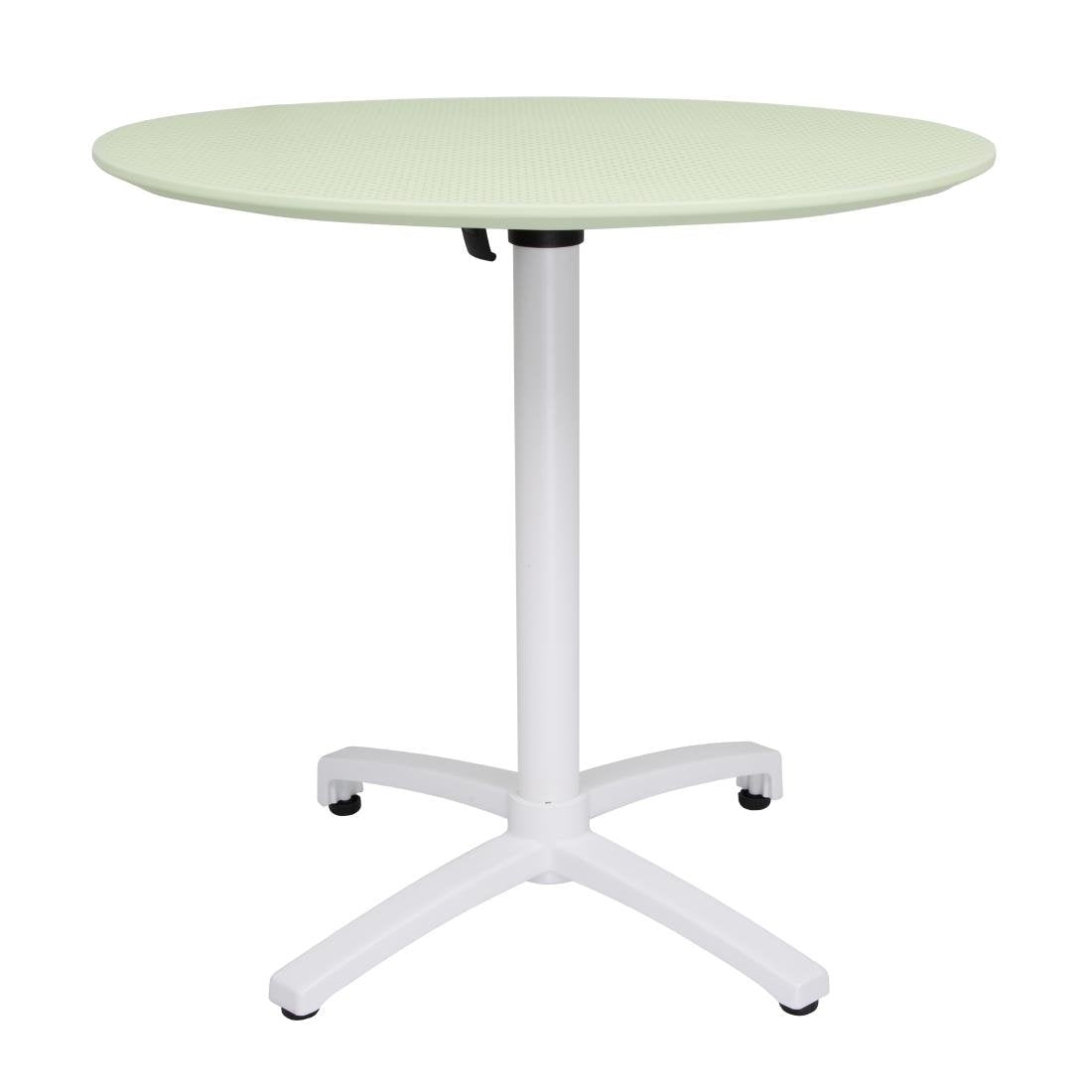 Bolero Folding PP Table Mint Green - 800mm FT623 - Whisk Hospitality - FT623