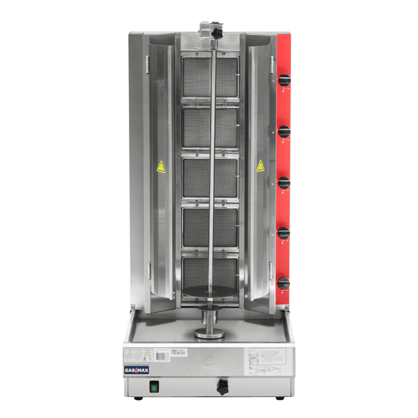 GasMax Semi - automatic 5 Burner NG Kebab Machine KB - 5 - Whisk Hospitality - KB-5