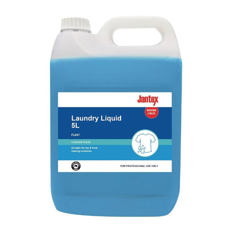 Jantex Laundry Liquid Concentrate - 5Ltr FL847 - Whisk Hospitality - FL847