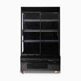 Bromic Semi Vertical Display Fridge - 938mm - 2 Doors - Sliding - Whisk Hospitality - SVM1000SD-NR