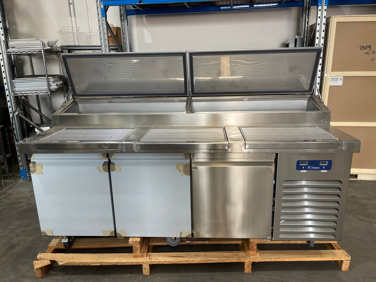 Desmon FPTM3N3G - 80 Pizza Prep Fridge - Whisk Hospitality - 3PA-4290-U0454