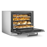 SMEG ALFA43XE1HDS Multifunction humidified oven with adjustable fan speed - multi step programming - built - in recipes - LCD 4 tray - Whisk Hospitality - ALFA43XE1HDS