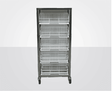 Winterhalter 5x400x400 Stainless Steel Mobile Rack Storage - Whisk Hospitality - SS4040.5