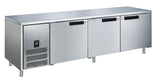 Glacian 3 Door Fridge 760mm Deep Stainless Steel Doors BCS72476 - Whisk Hospitality - BCS72476