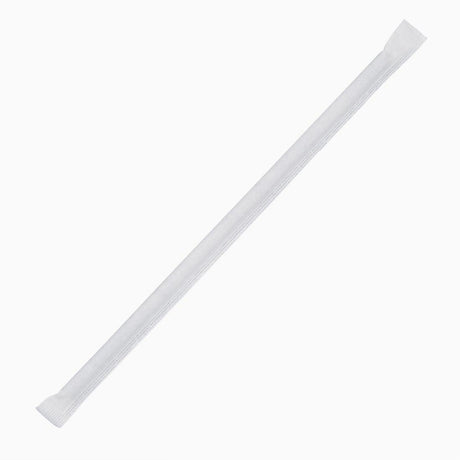 Fiesta Compostable Wrapped Paper Straw Black - 6mm (Box 250) FP440 - Whisk Hospitality - FP440