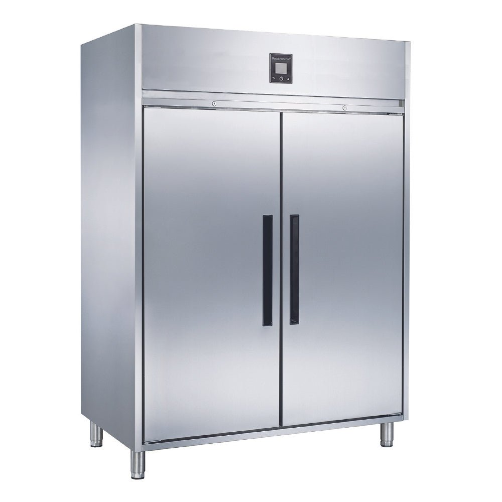 Glacian Stainless Steel Upright 2 Door Freezer GUF2140 - Whisk Hospitality - GUF2140