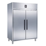 Glacian Stainless Steel Upright 2 Door Freezer GUF2140 - Whisk Hospitality - GUF2140