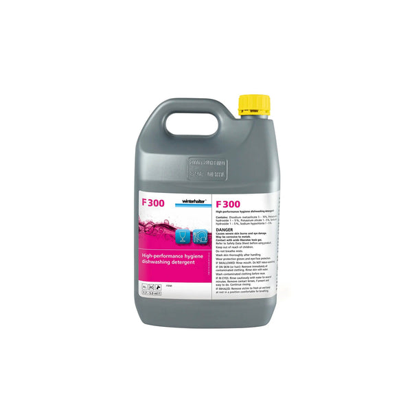 Winterhalter F300 Universal Liquid Glass & Dishwashing Detergent (2x5 Litre) - Whisk Hospitality - 20006965