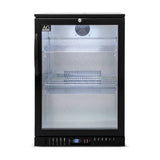 AG Single Door Bar Fridge - Black Body & Doors BEER1 - Whisk Hospitality - BEER1