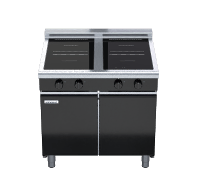 Waldorf Bold Inlb8400R5 Cd 900Mm Electric Induction Cooktop Low Back Version Cabinet Base - Whisk Hospitality - INLB8400R5-CD