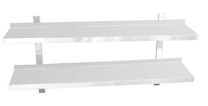 Wall Shelf - Double - Flat - AFFD-1545 - Whisk Hospitality - 631112