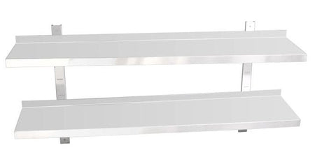 Wall Shelf - Double - Flat - AFFD-1545 - Whisk Hospitality - 631112