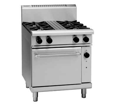 Waldorf 800 Series Rn8510G 750Mm Gas Range Static Oven - Whisk Hospitality - RN8510G