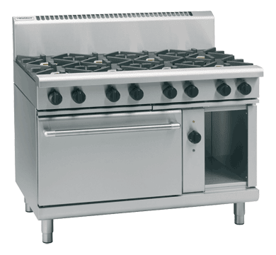 Waldorf 800 Series Rnl8813Gec 1200Mm Gas Range Electric Convection Oven Low Back Version - Whisk Hospitality - RNL8813GEC