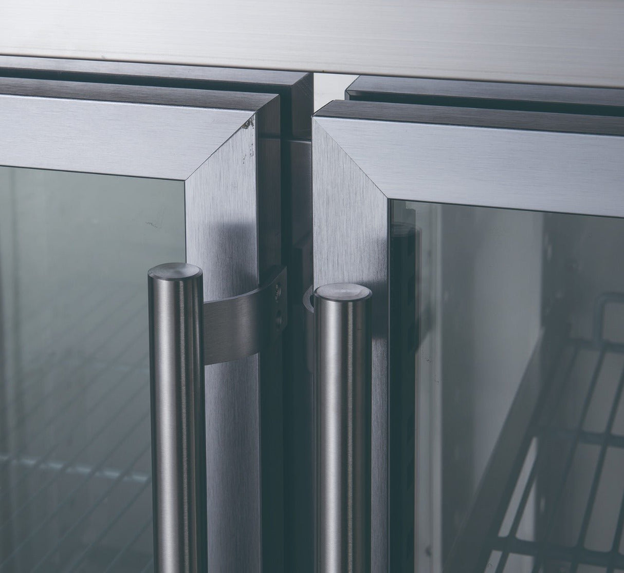 FED - X Three Glass Door Bench Fridge Stainless Steel - XUB6C18G3V - Whisk Hospitality - XUB6C18G3V