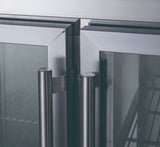 FED - X Three Glass Door Bench Fridge Stainless Steel - XUB6C18G3V - Whisk Hospitality - XUB6C18G3V