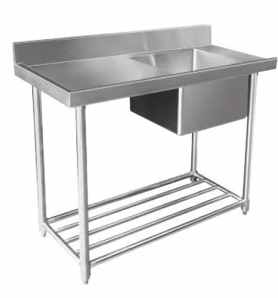 Mixrite STAINLESS STEEL DISHWASHER SINGLE INLET SINK 4 WSS16120L - Whisk Hospitality - WSS16120L