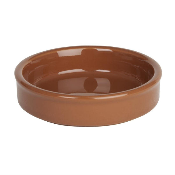 Olympia Tapas Stacking Dish Rustic - 102mm 4" 20mm (Box 6) CD740 - Whisk Hospitality - CD740