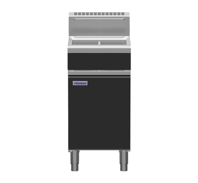 Waldorf Bold Fnlb8226Ge 450Mm Twin Pan Gas Fryer Low Back Version - Whisk Hospitality - FNLB8226GE