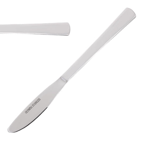 Olympia Clifton Dessert Knife St/St (Box 12) CU784 - Whisk Hospitality - CU784