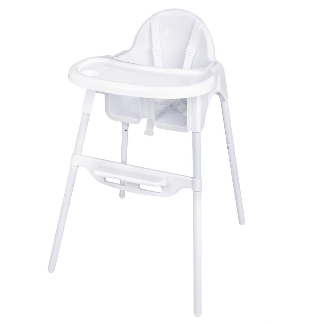 Bolero High Chair Bright White CY599 - Whisk Hospitality - CY599