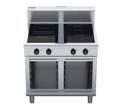 Waldorf 800 Series In8400R5F Cb 900Mm Electric Induction Cooktop Cabinet Base - Whisk Hospitality - IN8400R5F-CB