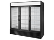 True Refrigeration Upright Retail Merchandiser Refrigerator 3 Full Glass Swing Doors - GDM - 72 - HC - TSL01 - Whisk Hospitality - GDM-72-HC-TSL01