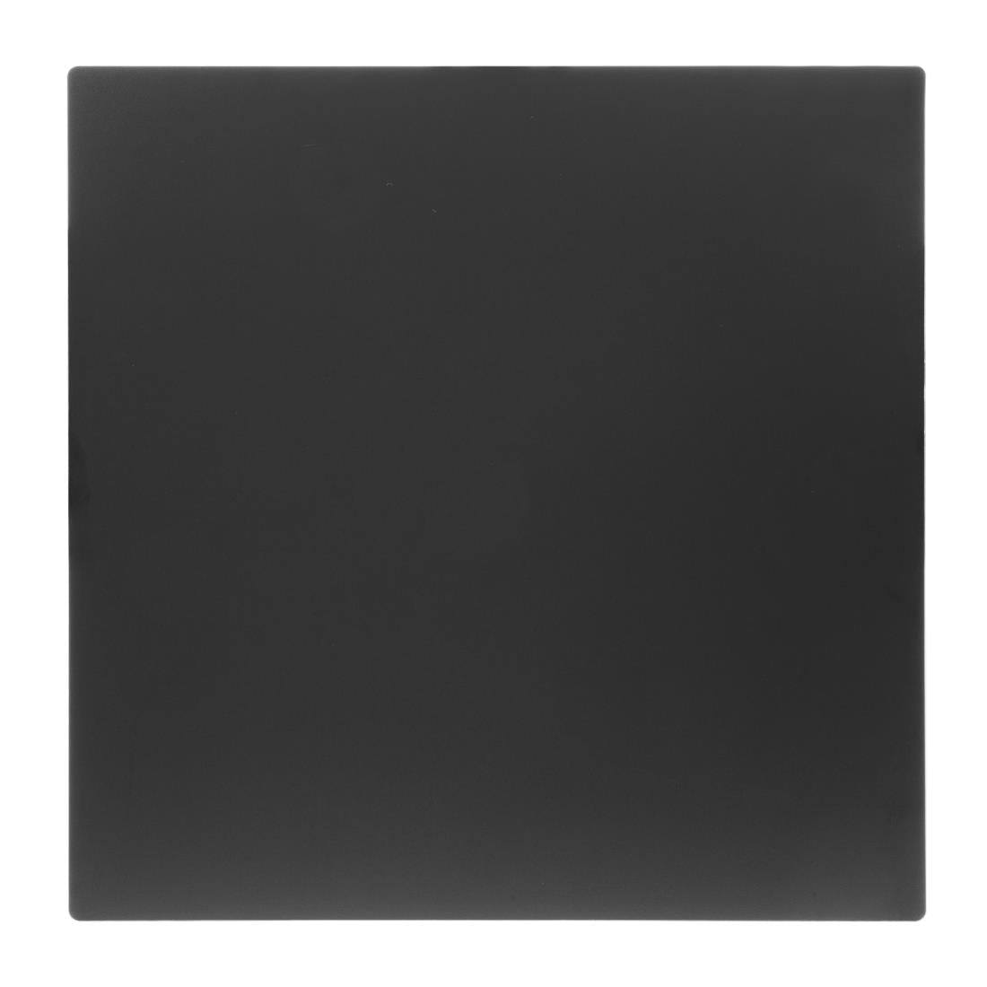 Bolero Matte Black Square Outdoor Table Top - 700mm FU530 - Whisk Hospitality - FU530
