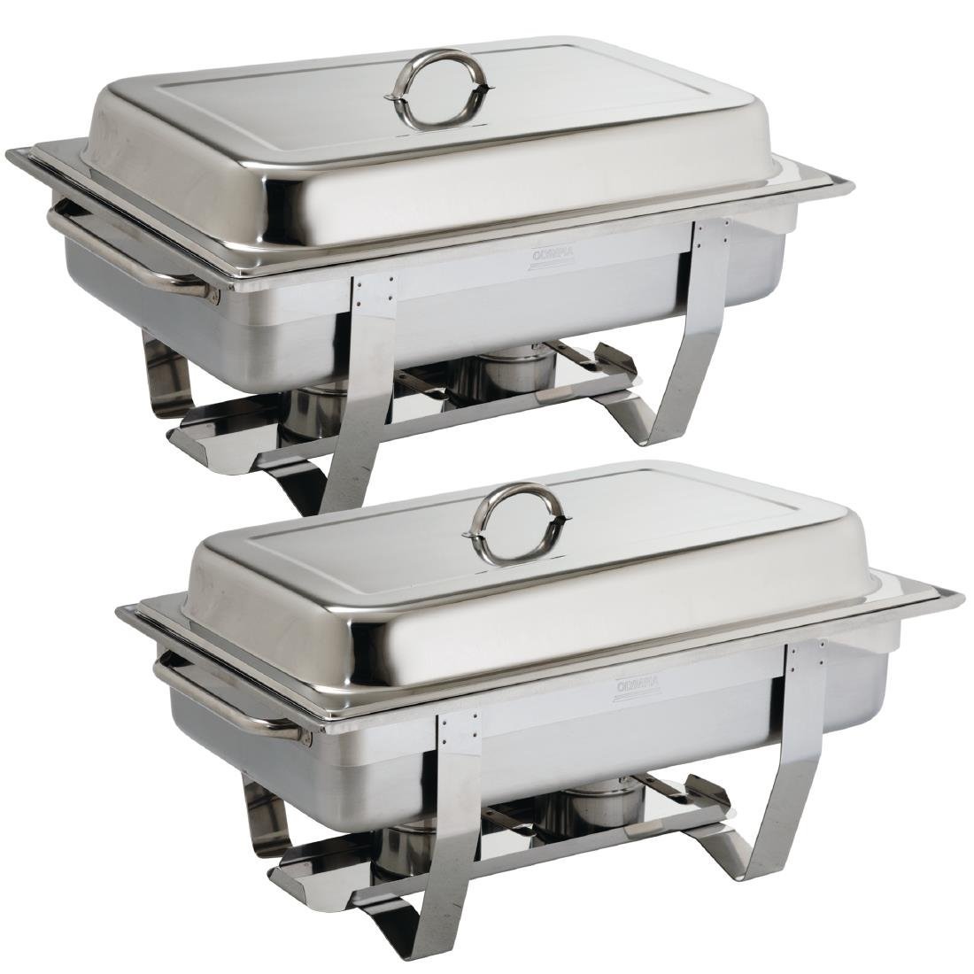 Milan Chafer Set Twin Pack Offer GN - 1/1 S300 - Whisk Hospitality - S300