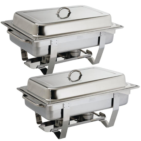 Milan Chafer Set Twin Pack Offer GN - 1/1 S300 - Whisk Hospitality - S300