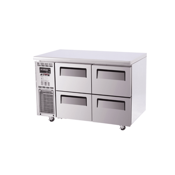 Turbo Air 4 Drawer Undercounter Freezer 1200mm KUF12-2D-4-N - Whisk Hospitality - KUF12-2D-4-N