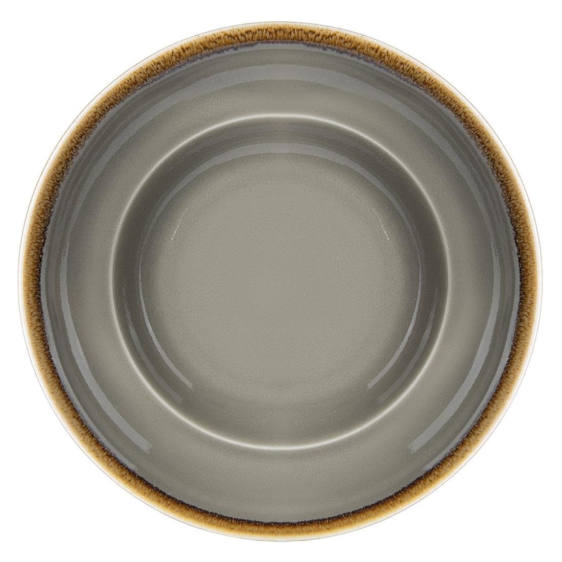 Olympia Kiln Smoke Pasta Bowl - 250x58mm 9 3/4" 340ml 12oz (Box 4) DC308 - Whisk Hospitality - DC308