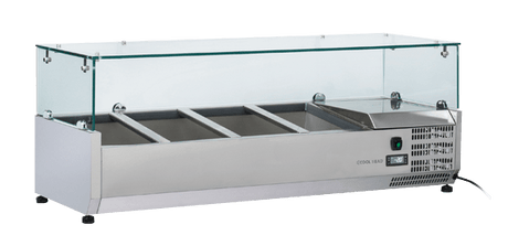 Anvil 1200 Glass Refrigerated Ingredient Well VRX1200 - Whisk Hospitality - VRX1200