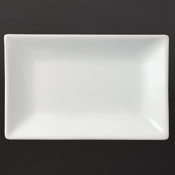 Olympia Serving Rectangular Platter - 20x13cm 8x5" (Box 6) CC893 - Whisk Hospitality - CC893