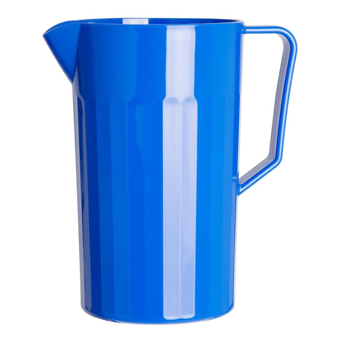 Olympia Kristallon Polycarbonate Jug Blue - 1.4Ltr (Box 1) CE280 - Whisk Hospitality - CE280
