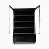 Bromic Semi Vertical Display Fridge - 938mm - 2 Doors - Hinged - Whisk Hospitality - SVM1000HD-NR
