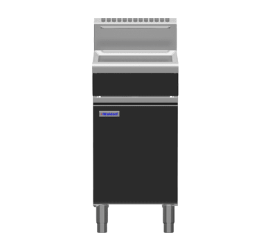 Waldorf Bold Fnlb8120Ge 450Mm Gas Single Pan Fryer Low Back Version - Whisk Hospitality - FNLB8120GE