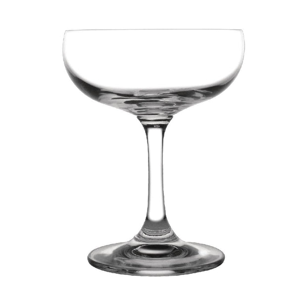 Olympia Crystal Bar Collection Champagne Saucer - 200ml 7oz (Box 6) GF732 - Whisk Hospitality - GF732