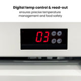 Thermaster Colourbond Upright Beverage Fridge 2 Doors White - LG - 1000P - Whisk Hospitality - LG-1000P