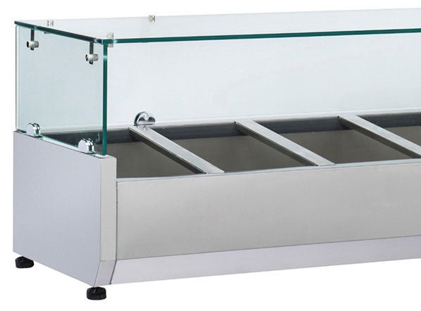 Anvil 1500 Glass Refrigerated Ingredient Well VRX1500 - Whisk Hospitality - VRX1500