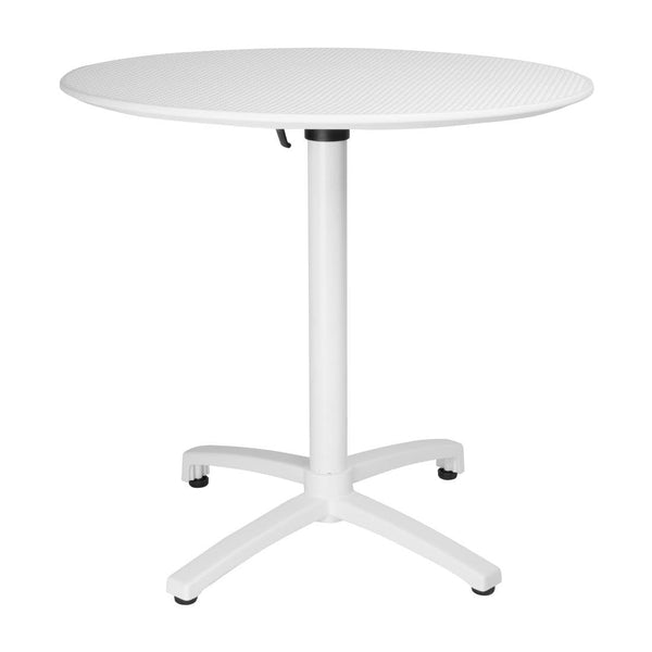 Bolero Folding PP Table White - 800mm FT620 - Whisk Hospitality - FT620