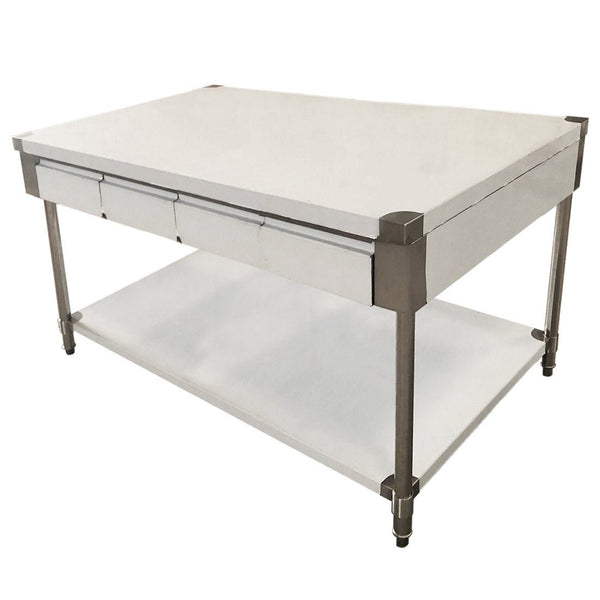Workbench with 4 Drawer Each Side - SWBD10 - 1800 - Whisk Hospitality - SWBD10-1800