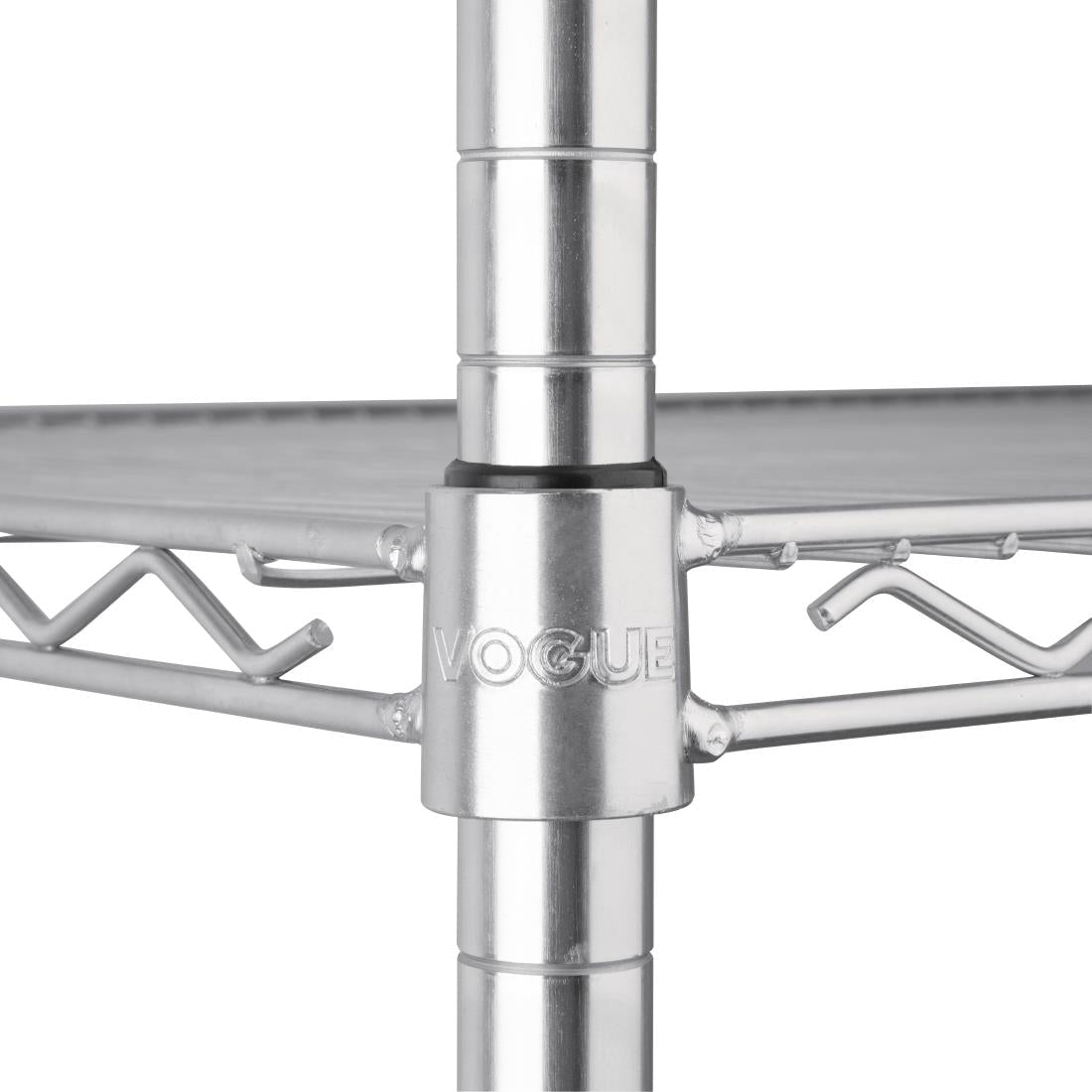 Vogue Flat Pack 4 Shelf Unit St/St - 610x1220mm U257 - Whisk Hospitality - U257