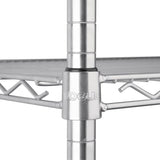 Vogue Flat Pack 4 Shelf Unit St/St - 610x1220mm U257 - Whisk Hospitality - U257