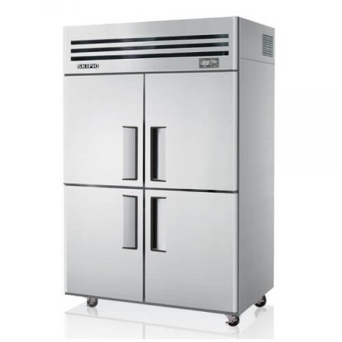 Skipio SFT45 - 4 Double Split Door Upright Storage Freezer 1210 Ltr - Whisk Hospitality - SFT45-4