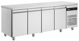 Inomak Stainless Steel Undercounter Fridge 2240M UBI7224 - Whisk Hospitality - UBI7224
