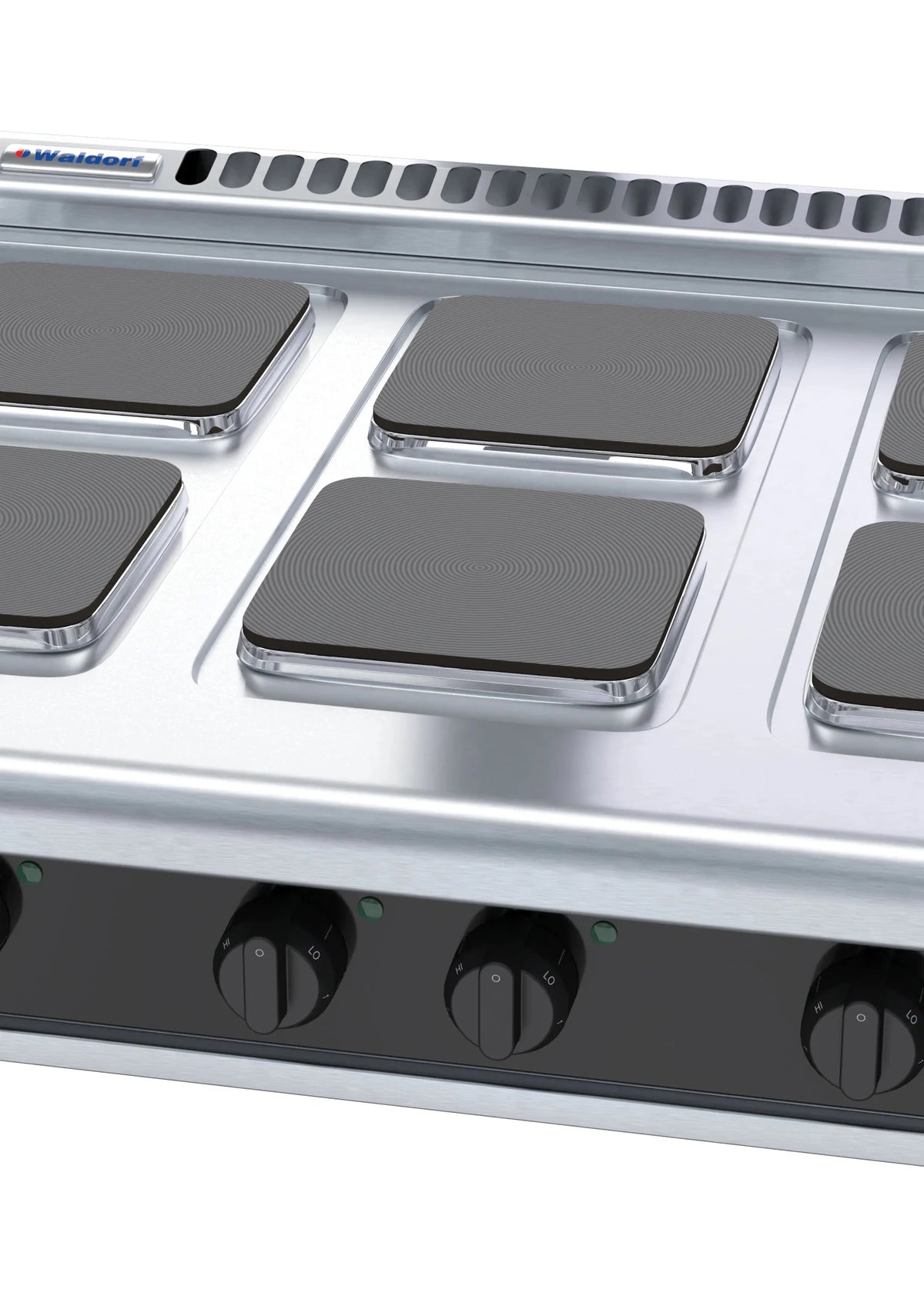 Waldorf Bold Rnlb8600Se B 900Mm Electric Cooktop Sealed Hobs Low Back Version Bench Model - Whisk Hospitality - RNLB8600SE-B