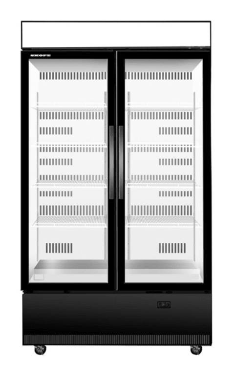 Skope BCE1200N-A 2 Glass Door Upright Fridge - Whisk Hospitality - 3PA-8767-DHT-HA250612946