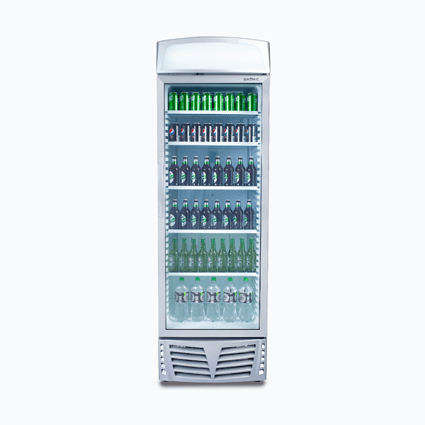 Bromic Upright Display Fridge - 438L - 1 Door - Flat Glass - Lightbox - Whisk Hospitality - GM0440L-NR